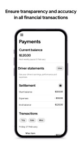 اسکرین شات 6 برنامه Uber Fleet