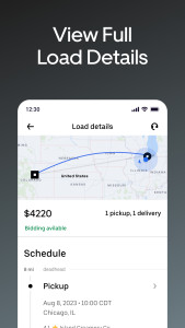اسکرین شات 2 برنامه Uber Freight