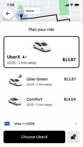اسکرین شات برنامه Uber - Request a ride 5