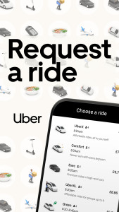 اسکرین شات 1 برنامه Uber - Request a ride
