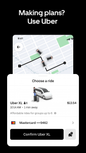 اسکرین شات برنامه Uber - Request a ride 4