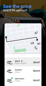 اسکرین شات برنامه Uber - Request a ride 3