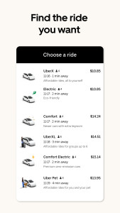 اسکرین شات 4 برنامه Uber - Request a ride