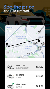 اسکرین شات برنامه Uber - Request a ride 3