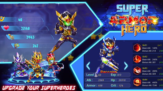 اسکرین شات بازی Superhero Armor 1