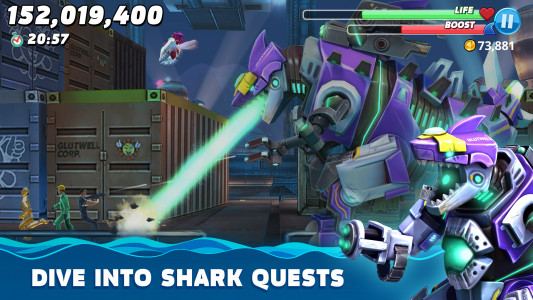 اسکرین شات 6 بازی Hungry Shark World