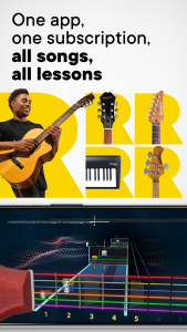 اسکرین شات 2 برنامه Rocksmith+ Fast Music Learning