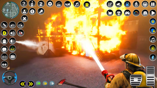 اسکرین شات بازی Firefighter :Fire Brigade Game 2