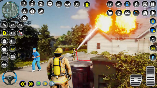 اسکرین شات بازی Firefighter :Fire Brigade Game 4