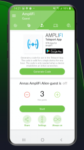 اسکرین شات برنامه AmpliFi WiFi 5