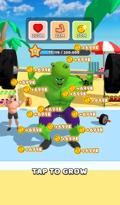 اسکرین شات بازی Gym Idle Clicker: Fitness Hero 3