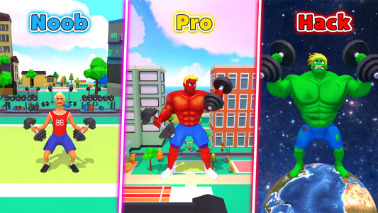 اسکرین شات 1 بازی Gym Idle Clicker: Fitness Hero