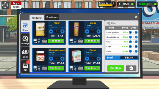 اسکرین شات بازی Mart Manager Simulation Game 3