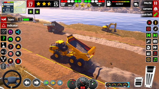 اسکرین شات 4 برنامه JCB Construction Driving Game