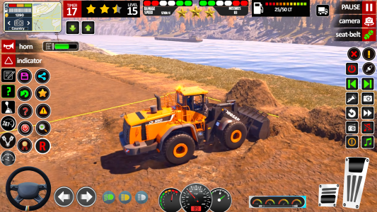 اسکرین شات 2 برنامه JCB Construction Driving Game