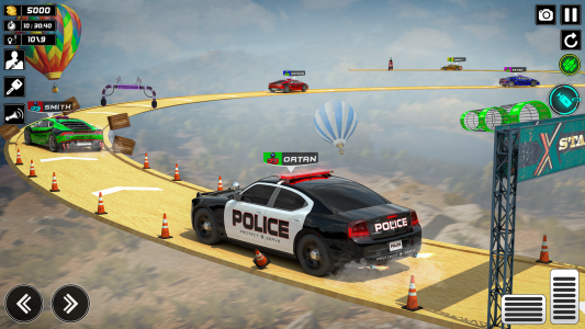 اسکرین شات بازی US Police Car Stunt Games 2023 2