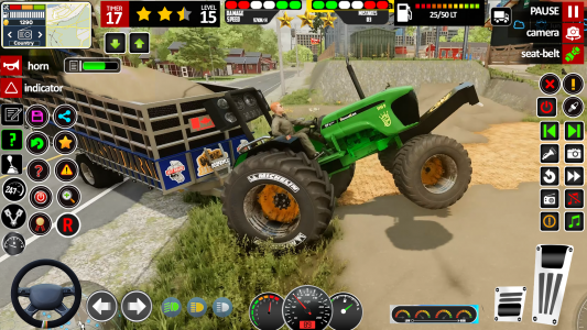 اسکرین شات 3 بازی Indian Tractor Farming Game 3D
