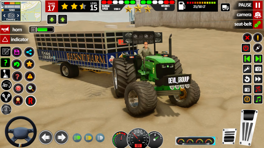 اسکرین شات بازی Indian Tractor Farming Game 3D 5