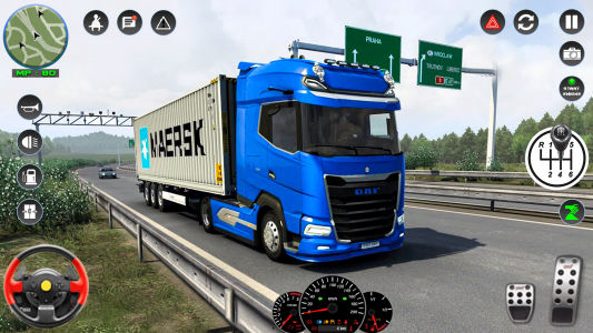 اسکرین شات بازی Euro Cargo Truck Driving Game 2