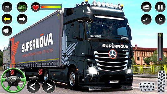 اسکرین شات 5 بازی Euro Cargo Truck Driving Game