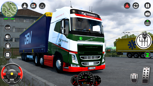 اسکرین شات بازی Euro Cargo Truck Driving Game 1