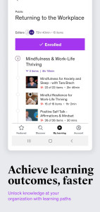 اسکرین شات 3 برنامه Udemy Business