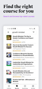 اسکرین شات 2 برنامه Udemy Business