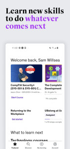 اسکرین شات 1 برنامه Udemy Business