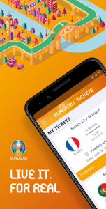 اسکرین شات برنامه UEFA EURO 2020 Mobile Tickets 1