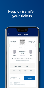 اسکرین شات برنامه UEFA Mobile Tickets 3
