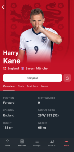 اسکرین شات 5 برنامه UEFA EURO & Nations League