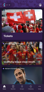 اسکرین شات برنامه Nations League & Women's EURO 5