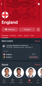 اسکرین شات 4 برنامه UEFA EURO & Nations League