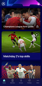 اسکرین شات برنامه Champions League Official 1