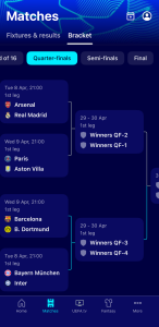 اسکرین شات 3 برنامه Champions League Official