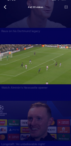 اسکرین شات برنامه Champions League Official 4