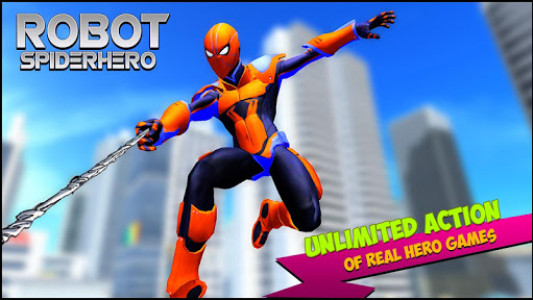اسکرین شات بازی Robot Spider Superhero: 3D Hero Fighting games 2