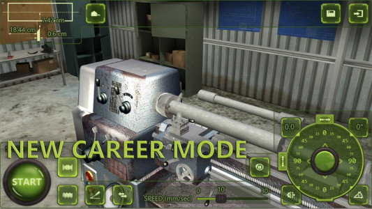 اسکرین شات بازی Lathe Machine 3D: Turning Sim 3