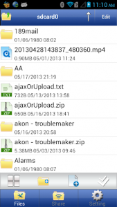 اسکرین شات برنامه USB Sharp - File Sharing 1