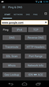 اسکرین شات برنامه Ping & Net 2