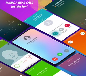 اسکرین شات برنامه Funny Call – Mimic real calls 1