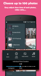 اسکرین شات برنامه Video maker & music slideshow 3