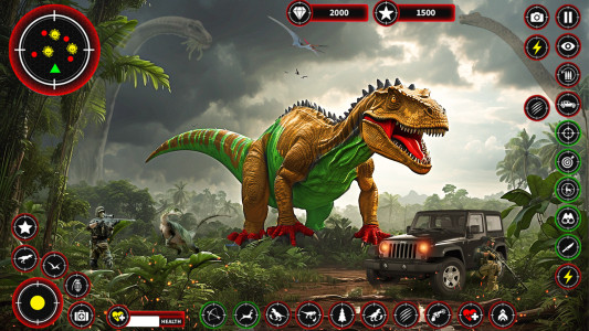 اسکرین شات برنامه Wild Dino Shooting Hunter Game 3