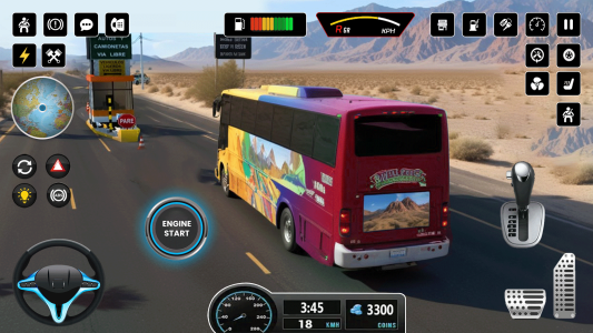اسکرین شات 2 بازی Bus Driving: Bus Simulator 3D