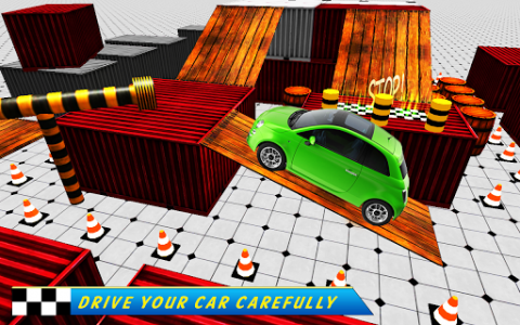اسکرین شات برنامه Ultimate Car Parking Stunt Driving Game 1