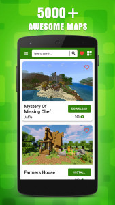 اسکرین شات 2 برنامه Maps for Minecraft PE