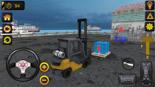اسکرین شات بازی Forklift Simulator Realistic Game 2