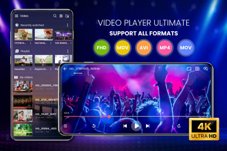 اسکرین شات برنامه Video player 1