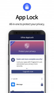 اسکرین شات برنامه App Lock - Ultra Applock 1