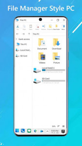 اسکرین شات برنامه Computer Launcher – Launcher for Windows 10 3
